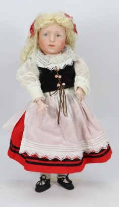 Reproduction Kammer & Reinhardt 109 &lsquo;Elise&rsquo; bisque head doll,