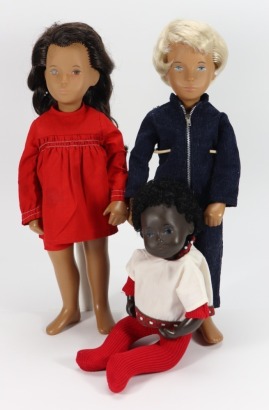 Three Trendon Sasha dolls, 1970s,