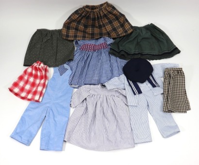 Collection of Dolls clothes for Sasha dolls,
