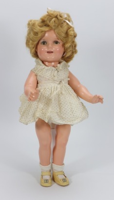 A Shirley Temple composition doll by ideal, American 1935-40