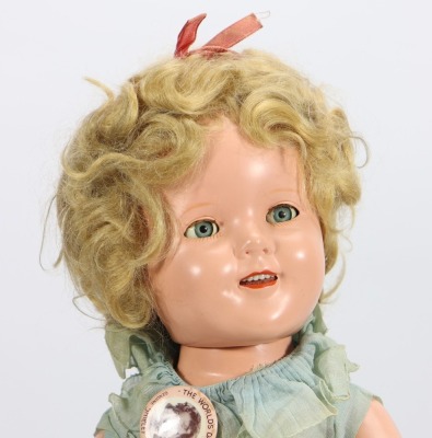 A Shirley Temple composition doll by Ideal, American 1935-40 - 2