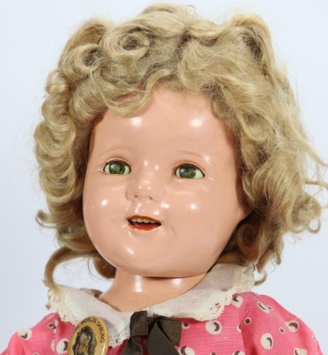 A Shirley Temple composition doll by Ideal, American 1935-40 - 2