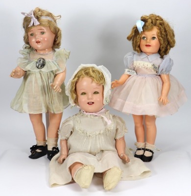 A Shirley Temple 'Twinkle Eyes' vinyl doll, American 1950s,