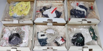 Collection of boxed Shirley Temple Dress up Doll outfits by Danbury Mint, 1990, - 2