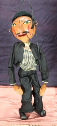 Pelham Puppet SM type Villain, circa 1950,