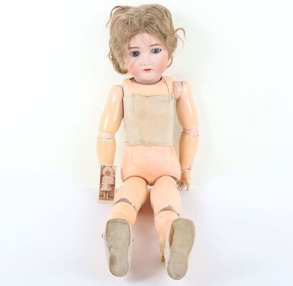 Rebecca a Simon & Halbig/K&R bisque head girl doll, German circa 1905,