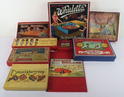 Collection of various Parlour games, 1920s/30s,
