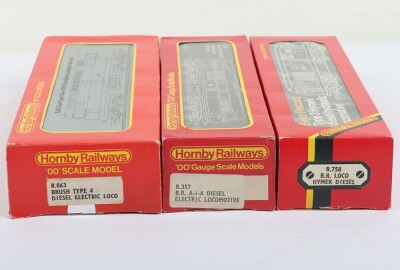 Three boxed Hornby Railway 00 gauge Diesel Electric locomotives, - 2