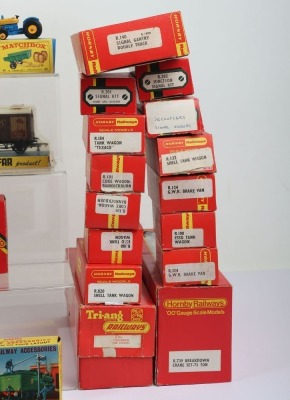 Hornby Railway and Wrenn 00 gauge wagons and accessories, - 2