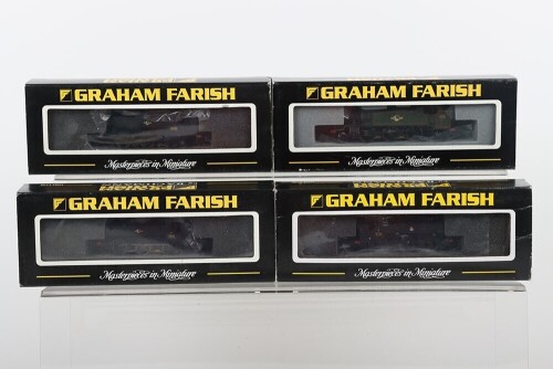 Four Graham Farish N gauge locomotives,