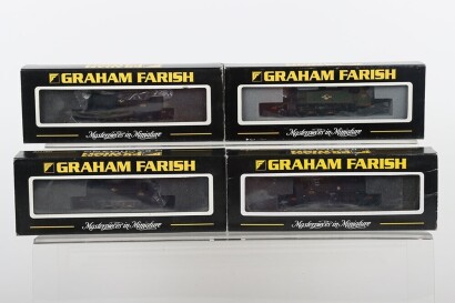 Four Graham Farish N gauge locomotives,