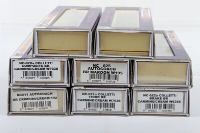 Dapol eight N gauge passenger coaches, - 2