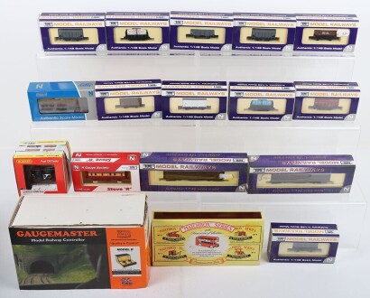 Collection of Dapol, Peco and Hornby N gauge,
