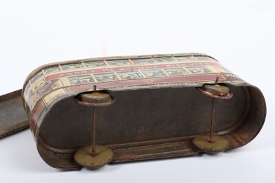 A rare Carr's tinplate London Transport Trolley Bus Biscuit tin, English 1920s, - 3