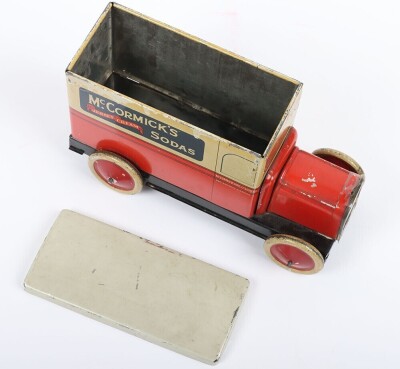A McCormick's Delivery van Biscuit tin, by Banner, Wallis and Manner Ltd of Mansfield, English circa 1930, - 5