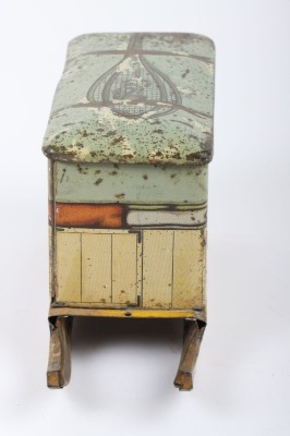 A Jacob's and Co loaded Sledge Biscuit tin, English 1920s, - 3