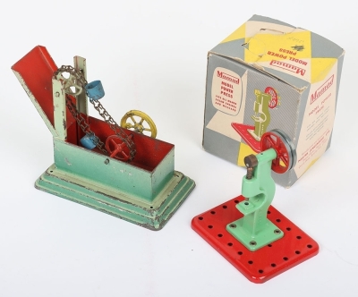Keystone USA Tinplate Fire Escape Fire Engine, red tinplate body - 5