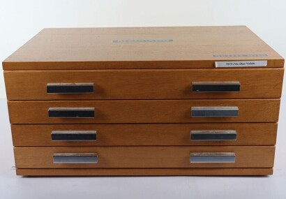 Meccano Outfit No.10 in original four drawer wooden case, 1970s,