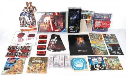 large quantity of Star wars books and annuals mixed ages