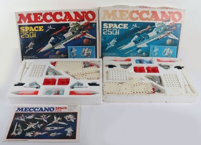 Seven boxed Meccano Space sets, 1970s - 6