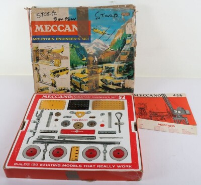 Meccano set 7 Mountain Engineering and four others, 1960s, - 5