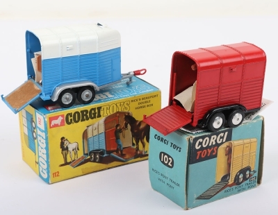 Two Corgi Toys Boxed Horse Boxes - 3