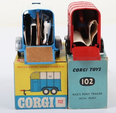 Two Corgi Toys Boxed Horse Boxes - 4