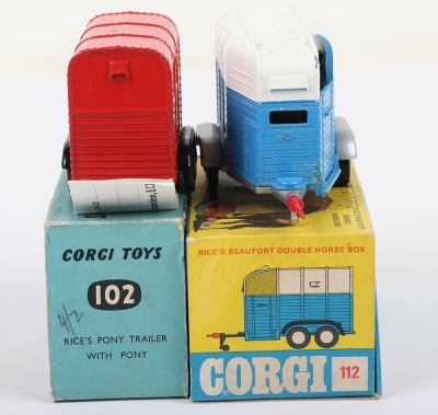 Two Corgi Toys Boxed Horse Boxes - 6