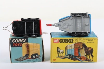 Two Corgi Toys Boxed Horse Boxes - 7