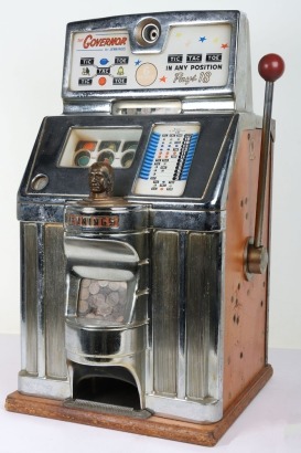 O.D. Jennings 'The Governor' 1961 One Arm Bandit Slot Fruit Machine.