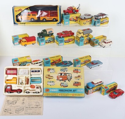 Quantity of Playworn Vintage Boxed Corgi Toys