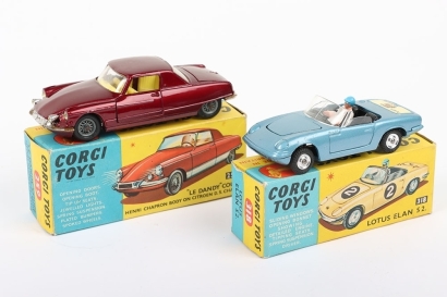 Two Vintage Boxed Corgi Toys