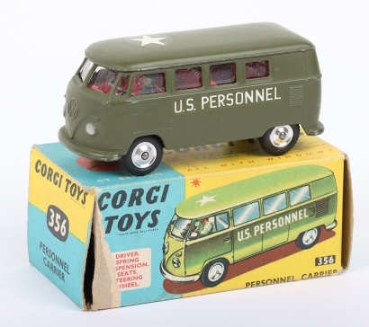 Vintage Corgi Toys 356 Volkswagen U.S. Personnel Carrier,