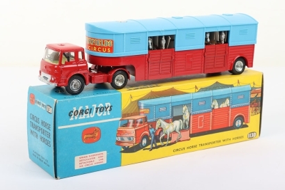 Vintage Corgi Major Toys 1130 Chipperfield&rsquo;s Circus Horse Transporter scarce cast detailed wheels
