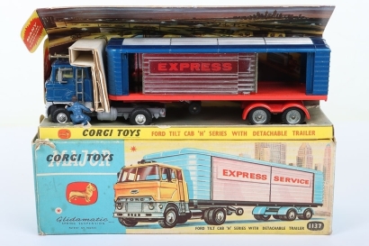 Corgi Major Toys 1137 Ford Tilt Cab &lsquo;H&rsquo; Series with Detachable Trailer &lsquo;Express Service&rsquo;
