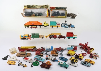 Quantity of Play-worn Vintage Corgi Toys