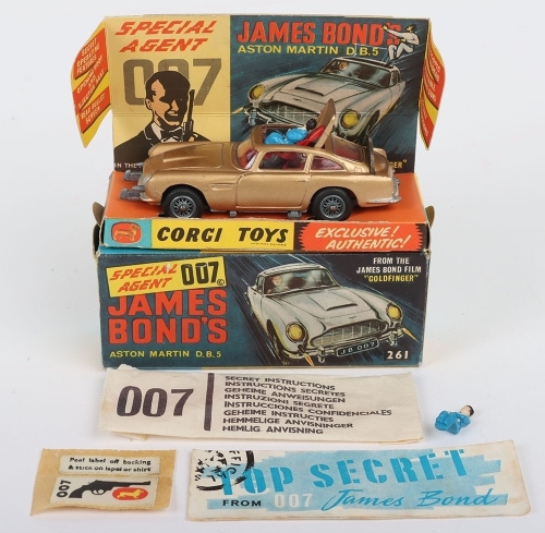 Corgi Toys 261 James Bond Aston Martin D.B.5 from the Film Goldfinger
