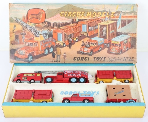 Corgi Toys Gift Set 23 Chipperfields Circus Models, 1st issue
