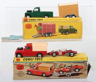 Corgi Toys Gift Set 2 Land Rover with Pony Trailer