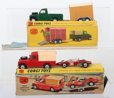 Corgi Toys Gift Set 2 Land Rover with Pony Trailer