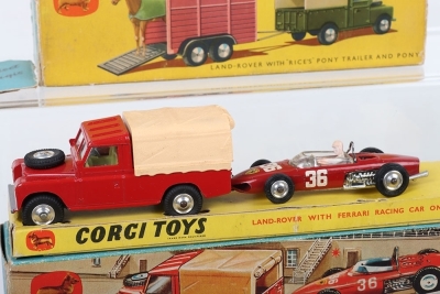 Corgi Toys Gift Set 2 Land Rover with Pony Trailer - 2