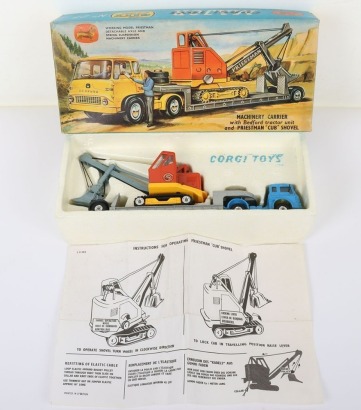 Corgi Major Toys Gift Set No 27 Bedford Machinery Carrier and Priestman Shovel