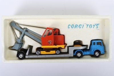 Corgi Major Toys Gift Set No 27 Bedford Machinery Carrier and Priestman Shovel - 2