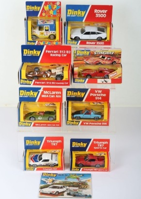 Eight 1970's issue Boxed Dinky Toys