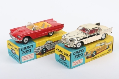 Two Vintage Corgi Toys Boxed USA Cars
