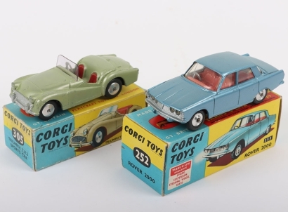 Two Vintage Boxed Corgi British Cars,
