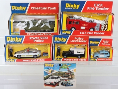 Five Late 1970s issues Boxed Dinky Toys