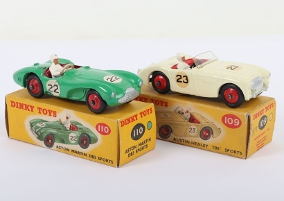 Two boxed Dinky Toys Sports Cars