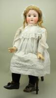 Bruno Schmidt bisque head doll, German circa 1910,