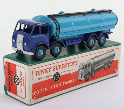Boxed Dinky Supertoys 504 Foden 14 Ton Tanker